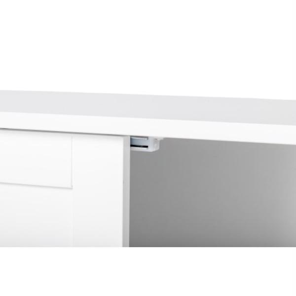dropship [FCH] Storage Bathroom Cabinet, 2 Doors 4 Drawers Bathroom Cabinet, White