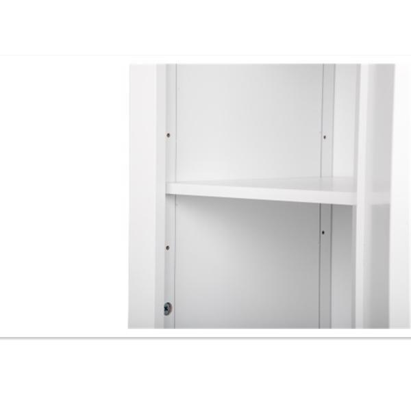 dropship [FCH] Storage Bathroom Cabinet, 2-Door Bathroom High Cabinet, White