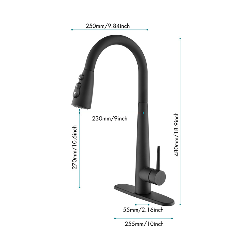 dropship Commercial Modern Stainless Steel Kitchen Faucets