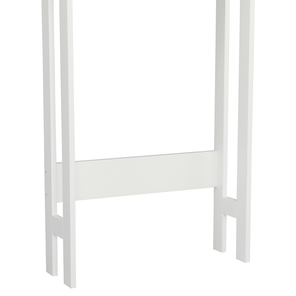 dropship FCH Double Door Fork Toilet Cabinet White
