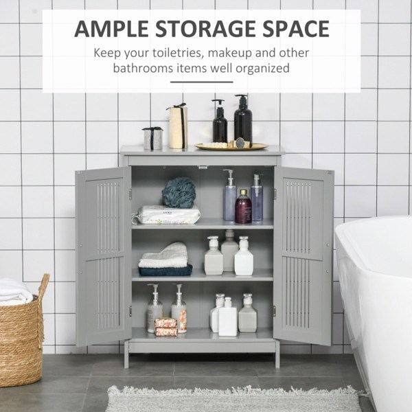 dropship Bathroom Cabinet Grey