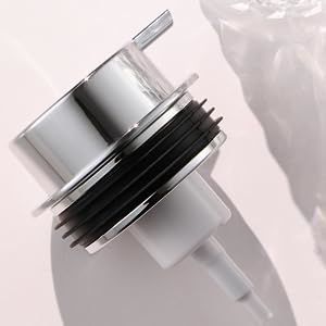 dropship Glass Hand Foaming Soap Dispensers with Silver Pump