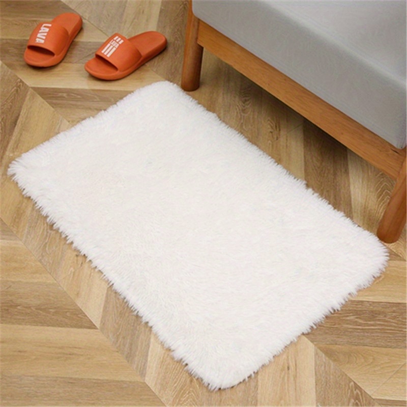 dropship 1pc, Luxury Soft Plush Shaggy Area Rugs for Bedroom, Living Room, and Nursery - Non-Slip, Washable, and Non-Shedding - Perfect for Home Decor and Room Decor - 19.69x31.5 Inches