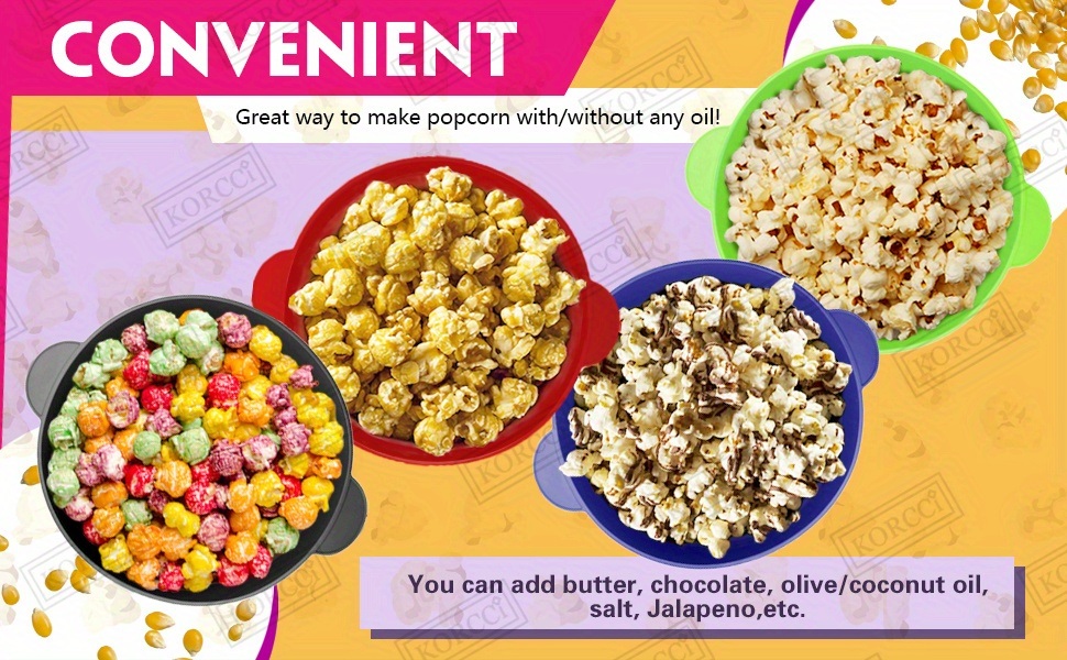 dropship 1pc Collapsible Silicone Microwave Popcorn Popper - Quick and Easy Way to Make Delicious Popcorn at Home