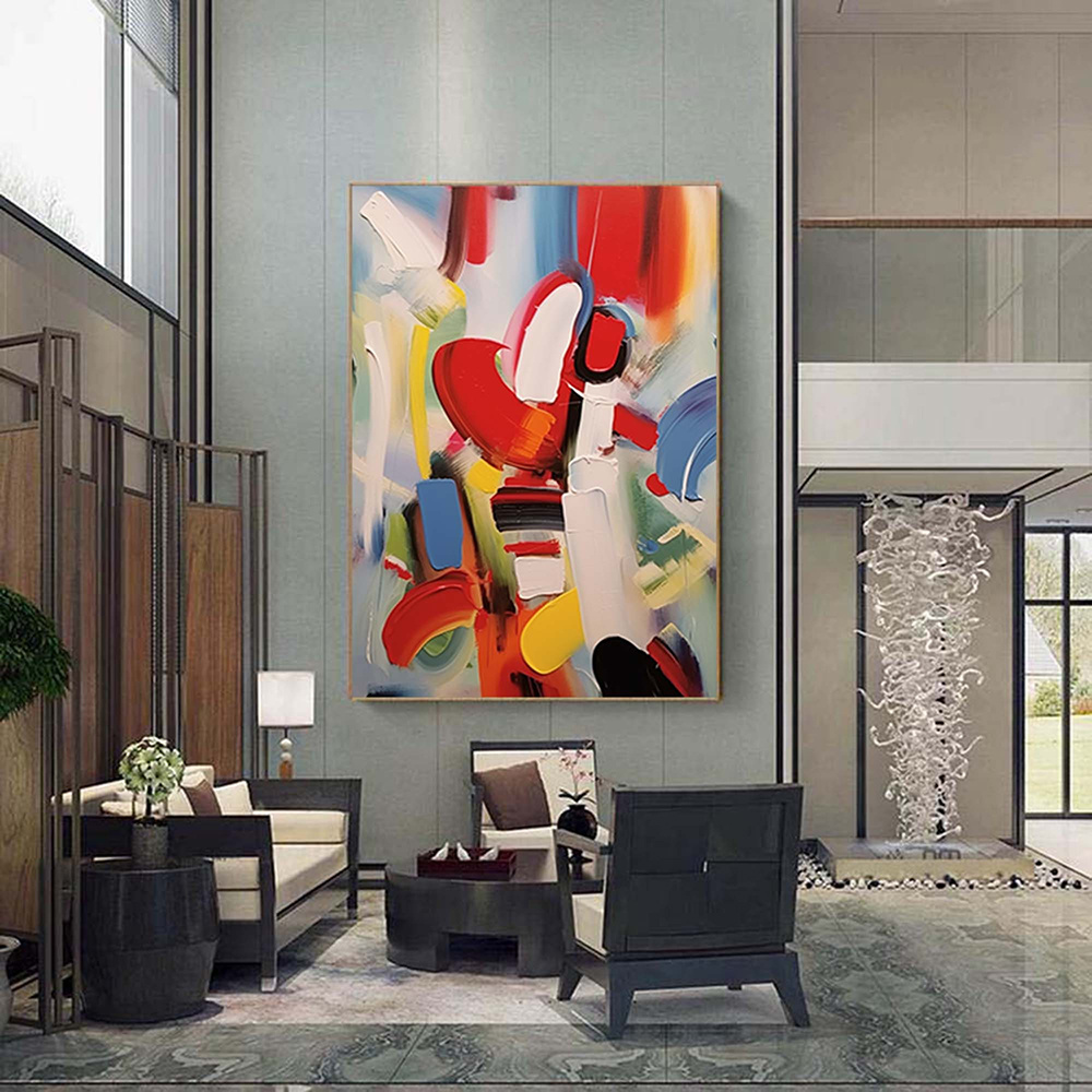 dropship Hand Painted Oil Painting colorful acrylic canvas art large canvas art for living room oversized wall art canvas large wall art abstract modern abstract art