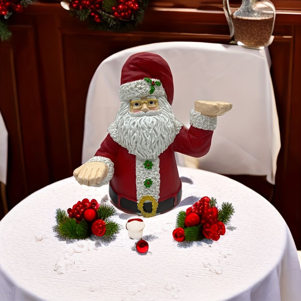 dropship 1pc Christmas Snowman Treats Holder, Funny Cute Snack Bowls Decoration, Fruit Plates For Xmas Party Display Rack, Xmas Cupcakes Holder For Wedding Baby Shower Buffet Server Home Decor Gift