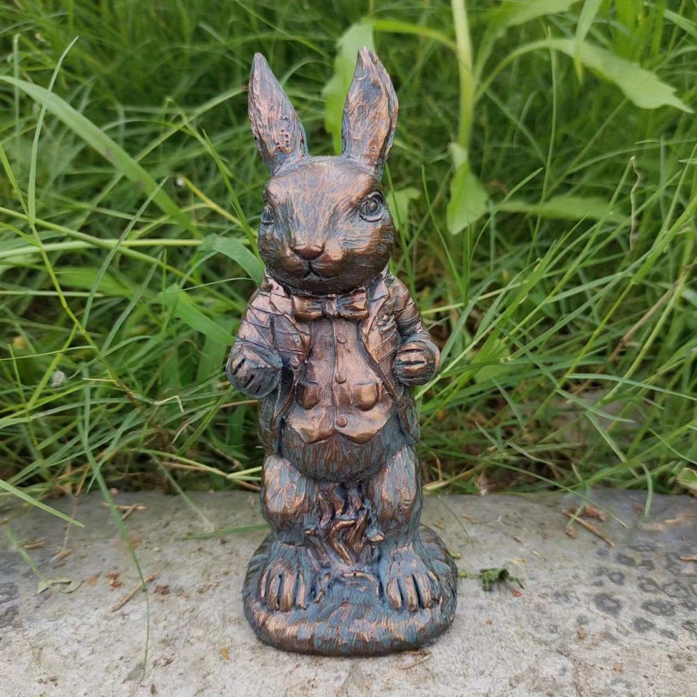 dropship 1pc Wonderland Ornament Set, Hand Cast Stone Resin Statue Ornament, Alice In Wonderland, For Outdoor Garden Yard Indoor Handicrafts