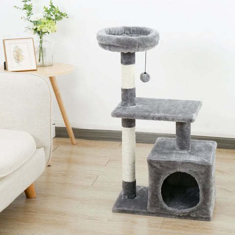 dropship Cat Tree House 3 Tier Scratching Post