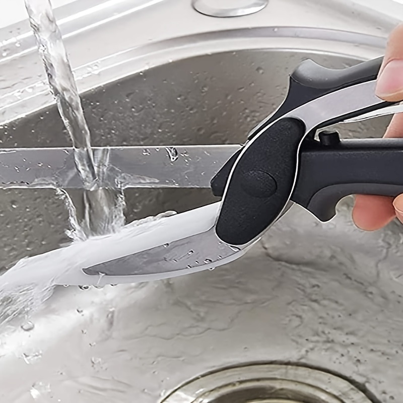dropship 1pc 2-in-1 Smart Kitchen Knife and Vegetable Cutter - Perfect for Effortless Preparation of Vegetables and Fruits