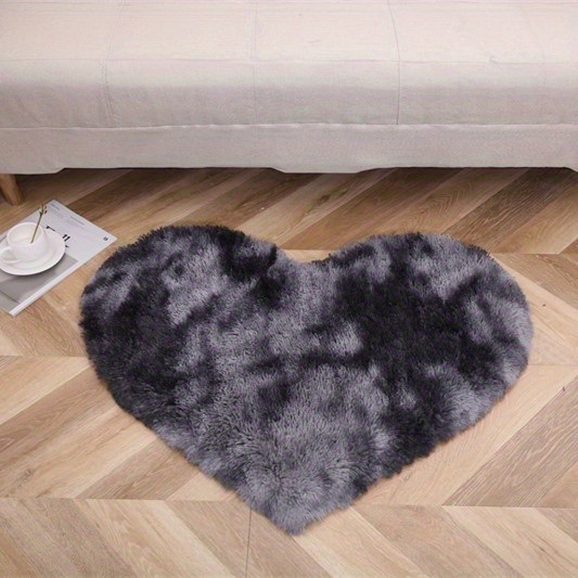 dropship 1pc, Tie-dye Silk Wool Area Rug, Plush Carpet, PV Velvet Floor Mat, 27.56*31.5inch
