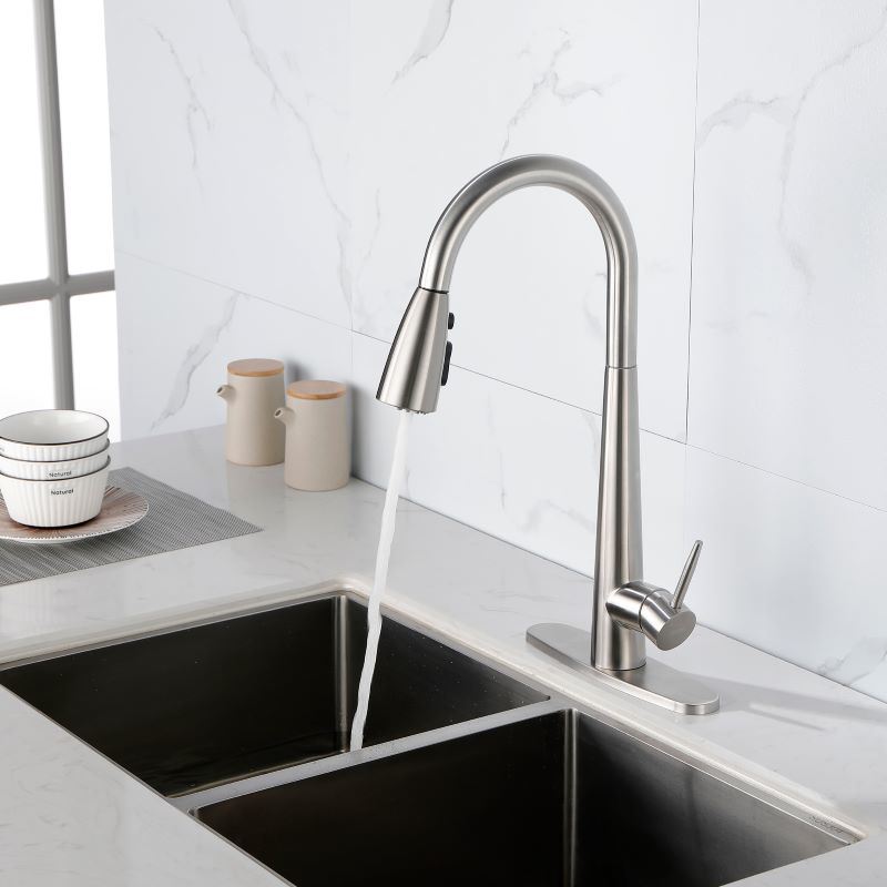 dropship Commercial Modern Stainless Steel Kitchen Faucets