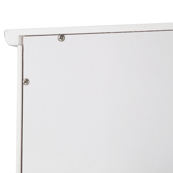 dropship FCH Double Door Fork Toilet Cabinet White