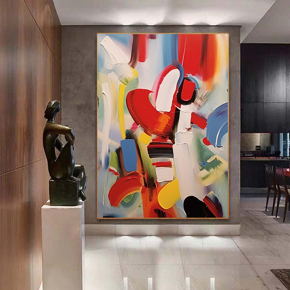 dropship Hand Painted Oil Painting colorful acrylic canvas art large canvas art for living room oversized wall art canvas large wall art abstract modern abstract art