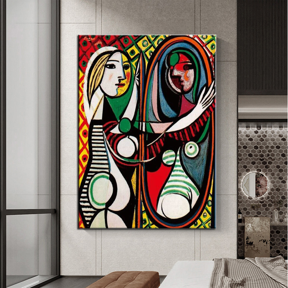 dropship Hand Painted Oil Painting Canvas Wall Art Pablo Picasso Paintings Living Room Hallway Bedroom Luxurious Decorative Painting