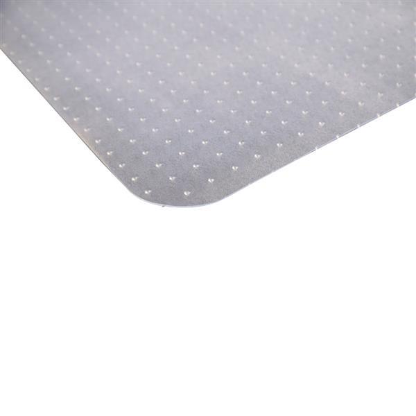dropship 90 x 120 x 0.22cm PVC Home-use Protective Mat Chair Pad with Nail for Floor Chair Transparent