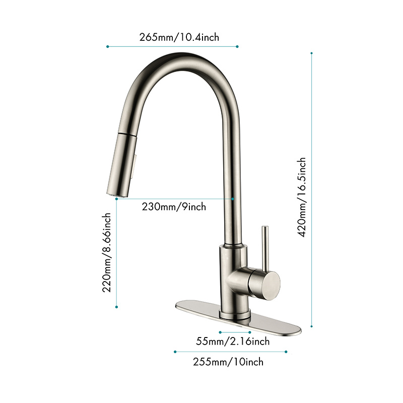 dropship Pull Down Sprayer Kitchen Faucet