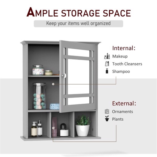 dropship Bathroom Cabinet with Mirror