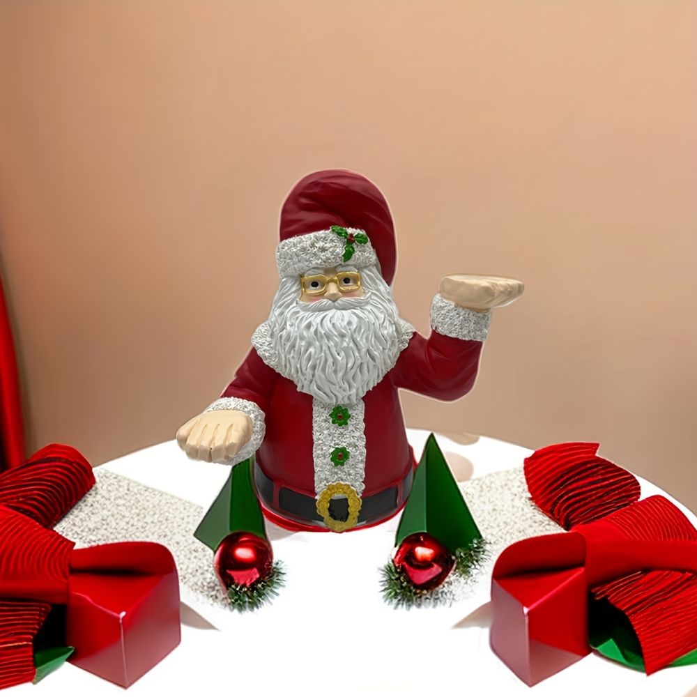 dropship 1pc Christmas Snowman Treats Holder, Funny Cute Snack Bowls Decoration, Fruit Plates For Xmas Party Display Rack, Xmas Cupcakes Holder For Wedding Baby Shower Buffet Server Home Decor Gift