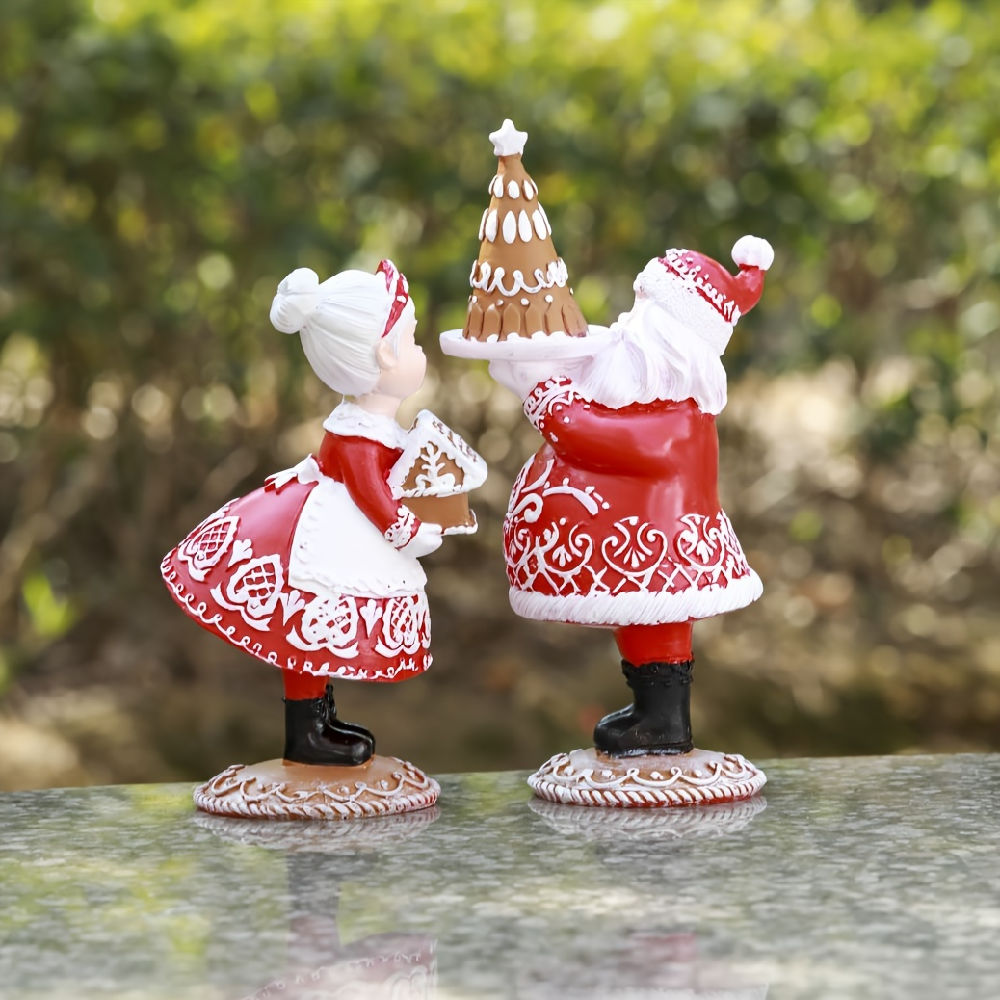 dropship 1pc Small Ornament,Couples Gifts, Christmas Crafts Resin Ornaments,Art Decor Sculpture Statue Decor, Sculpture Art Miniature Cute Ornament, Home Living Room Bar Cafe Decor Ornament, Room Decor