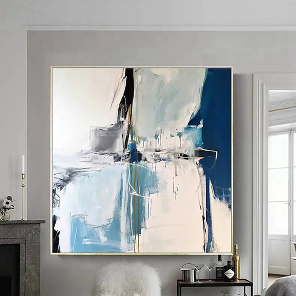 dropship Hand Painted Oil Paintings Handmade Modern Abstract Oil Paintings On Canvas Wall Art Decorative Picture Living Room Hallway Bedroom Luxurious Decorative Painting
