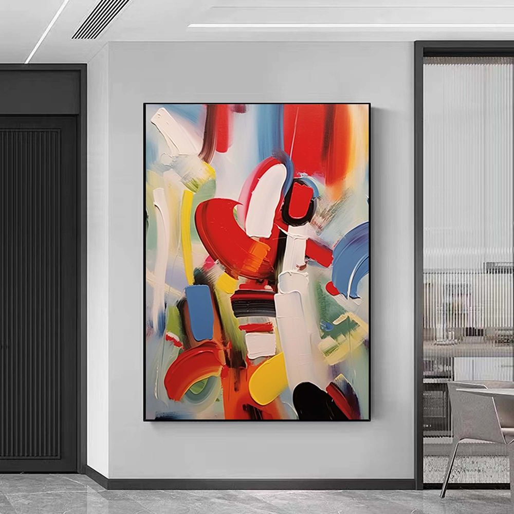 dropship Hand Painted Oil Painting colorful acrylic canvas art large canvas art for living room oversized wall art canvas large wall art abstract modern abstract art