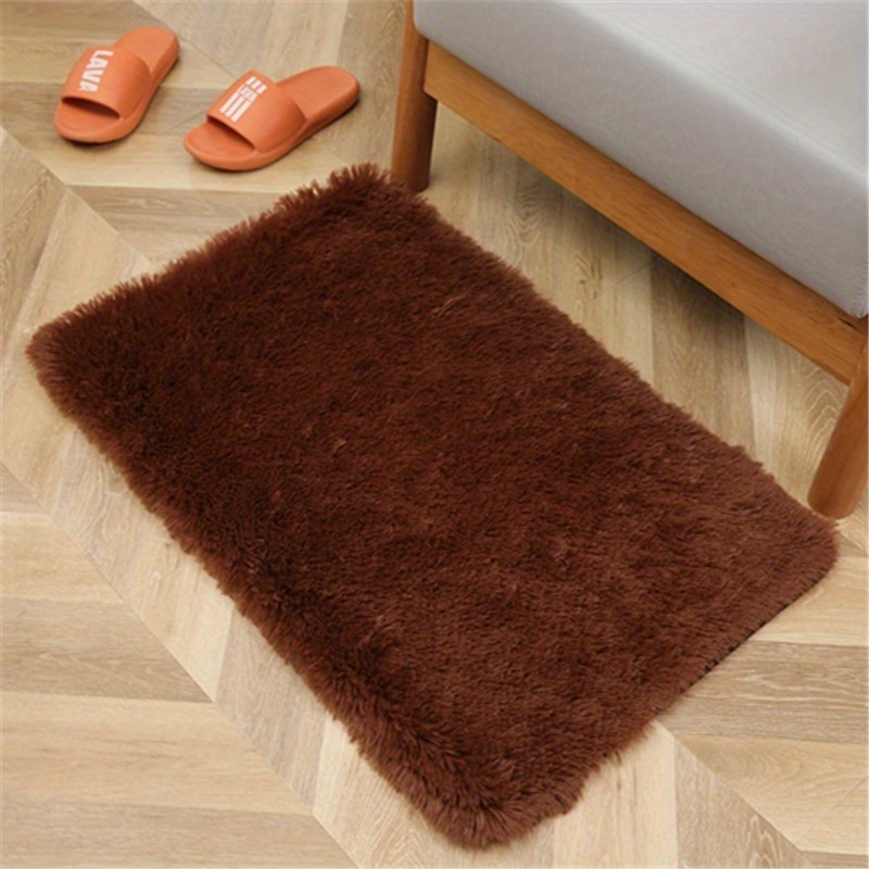 dropship 1pc, Luxury Soft Plush Shaggy Area Rugs for Bedroom, Living Room, and Nursery - Non-Slip, Washable, and Non-Shedding - Perfect for Home Decor and Room Decor - 19.69x31.5 Inches