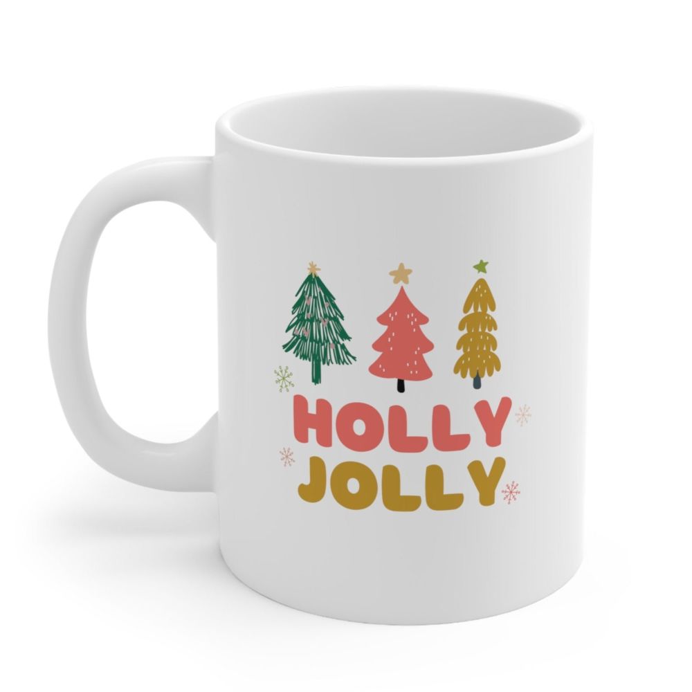 dropship Holly Jolly Holiday Mug