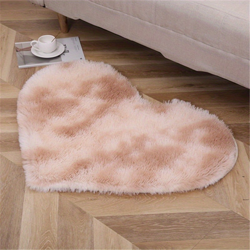 dropship 1pc, Tie-dye Silk Wool Area Rug, Plush Carpet, PV Velvet Floor Mat, 27.56*31.5inch