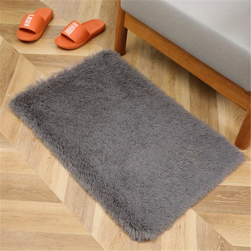 dropship 1pc, Luxury Soft Plush Shaggy Area Rugs for Bedroom, Living Room, and Nursery - Non-Slip, Washable, and Non-Shedding - Perfect for Home Decor and Room Decor - 19.69x31.5 Inches
