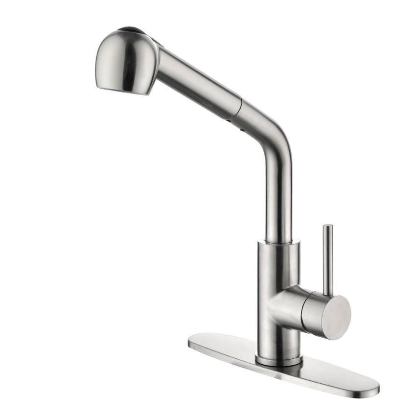 dropship Single Handle Pull Down Sprayer Kitchen Sink Faucet