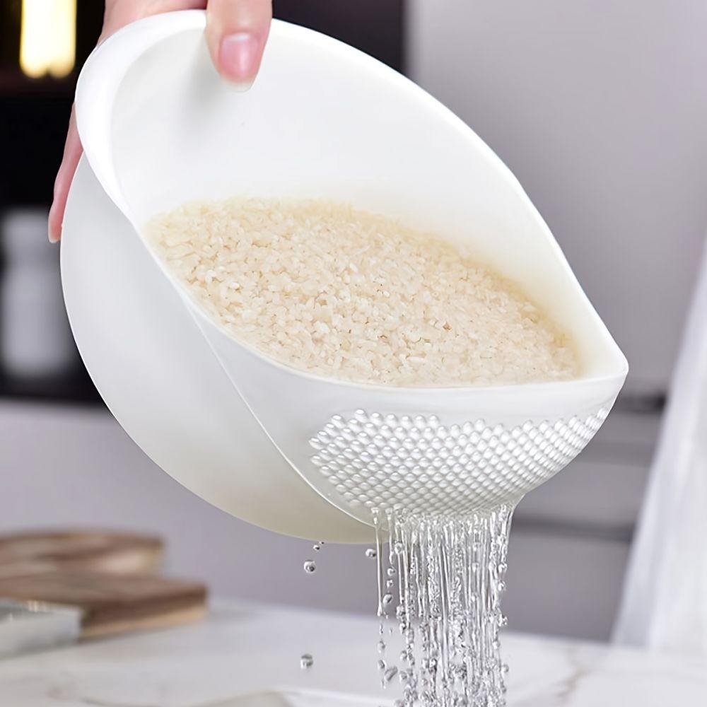 dropship 1pc/2pcs/3pcs Multi-Functional Kitchen Washing Basket Basin - Drain Water, Wash Rice, Perfect For Cleaning Vegetables And Fruits, And More With Convenient