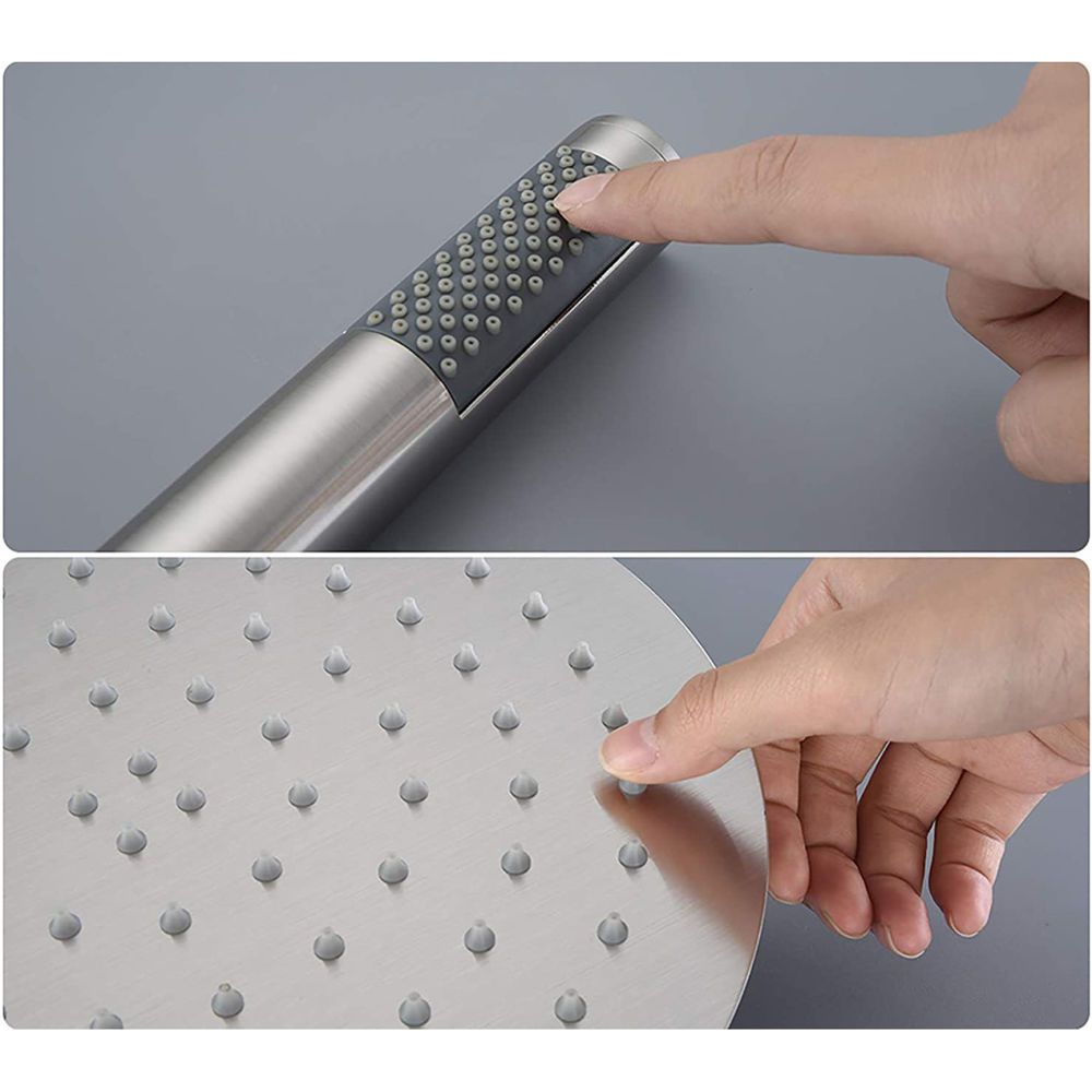 dropship 10" Roud Rain Shower head and Handheld Shower Head Set