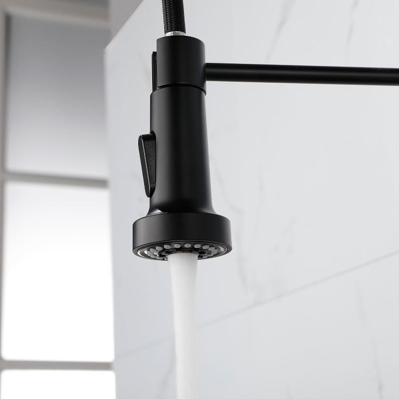 dropship Household & Commercial Pull-Down Sprayer Spring Kitchen Sink Faucet