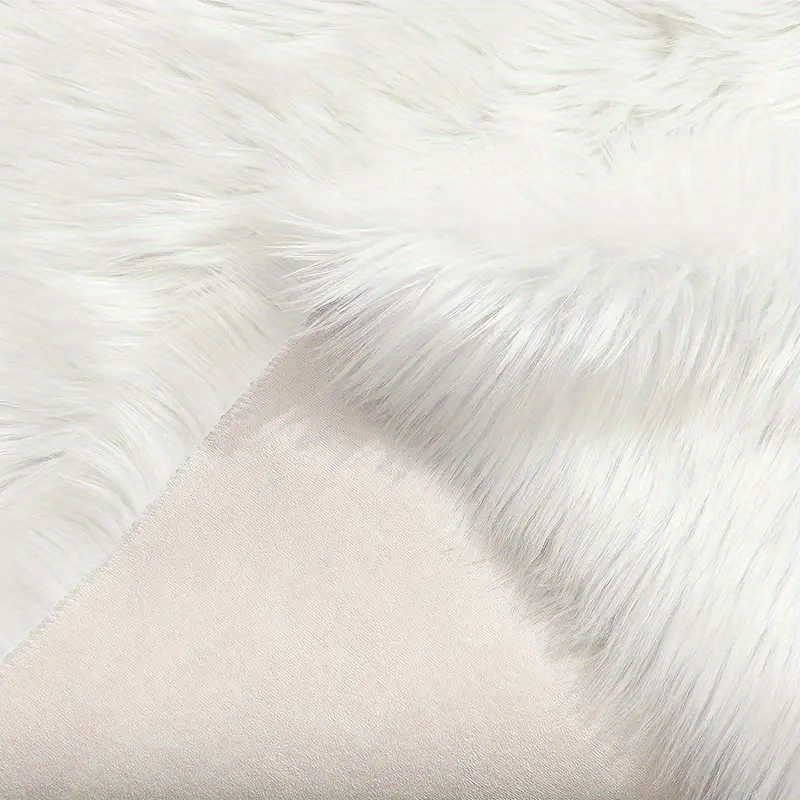 dropship 1pc, Fluffy Cloud Plush Rug - Soft Faux Fur Bedroom Decoration, Machine Washable, Funny Doormat, Nursery Decor, Throw Rugs for Home Decor