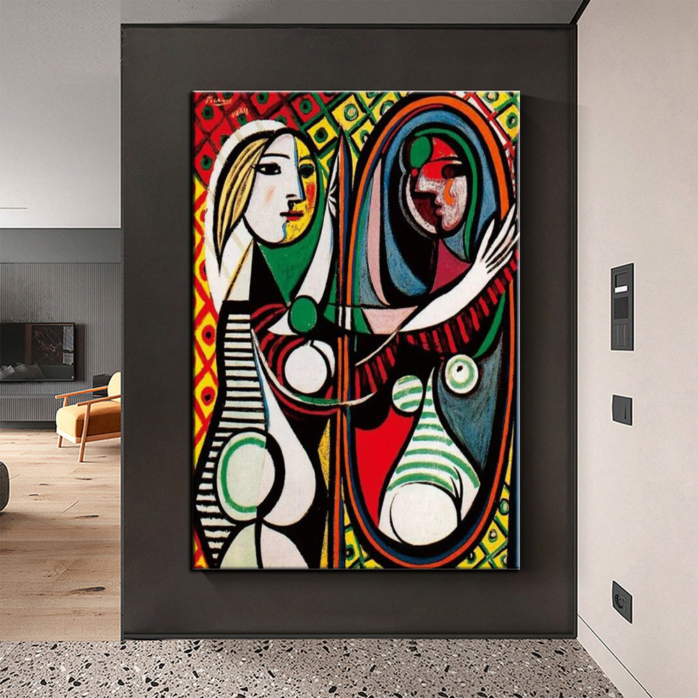 dropship Hand Painted Oil Painting Canvas Wall Art Pablo Picasso Paintings Living Room Hallway Bedroom Luxurious Decorative Painting