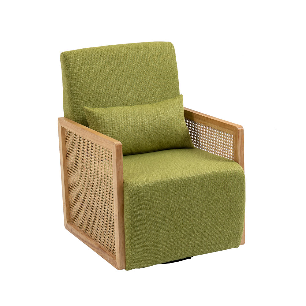 dropship COOLMORE Modern Comfortable Upholstered Accent Chair/ Linen Accent Chair for Living Room, Bedroom