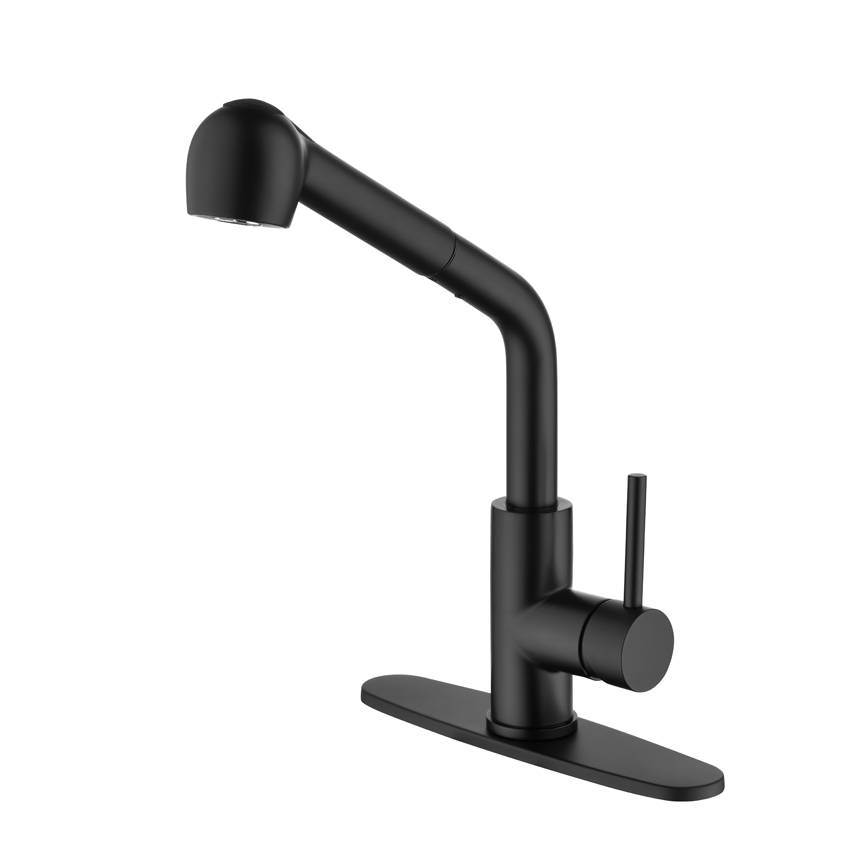dropship Single Handle Pull Down Sprayer Kitchen Sink Faucet