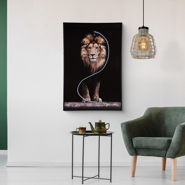 dropship Lion Art Print,wall lamp,holiday gifts