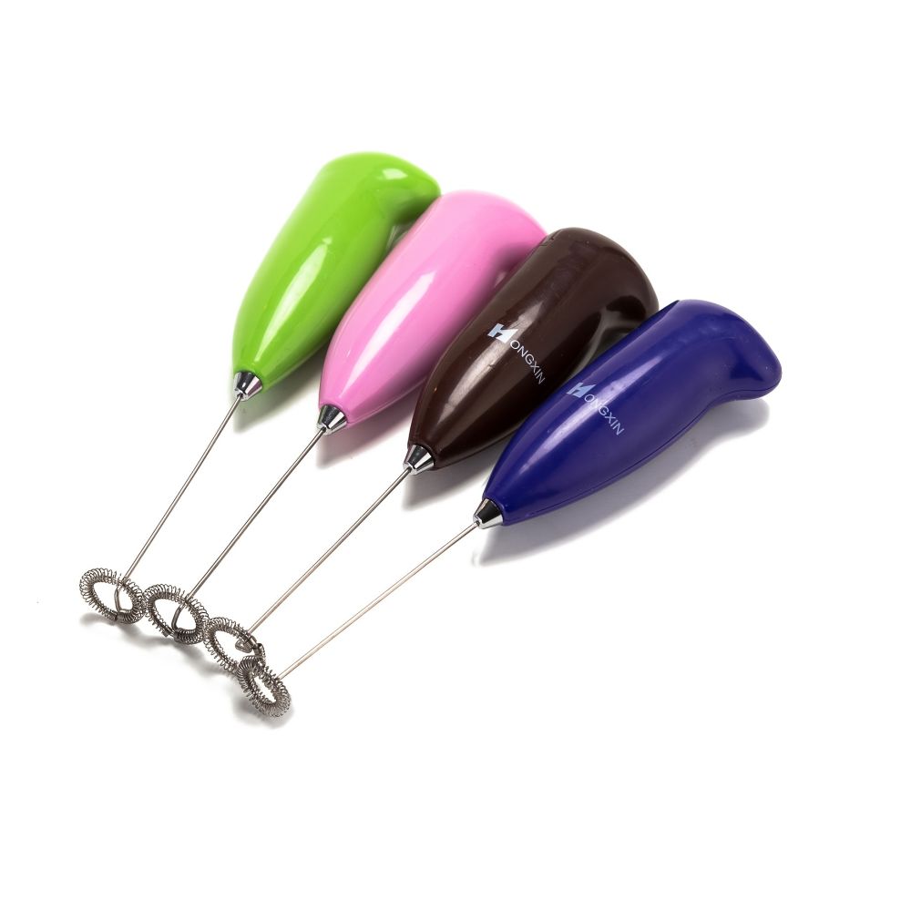 dropship 1pc Upgraded Mini Handheld Milk Frother for Coffee and More - Battery Operated Mixer and Blender for Frappe, Latte, Milk, Matcha - Perfect for On-the-Go Brewing