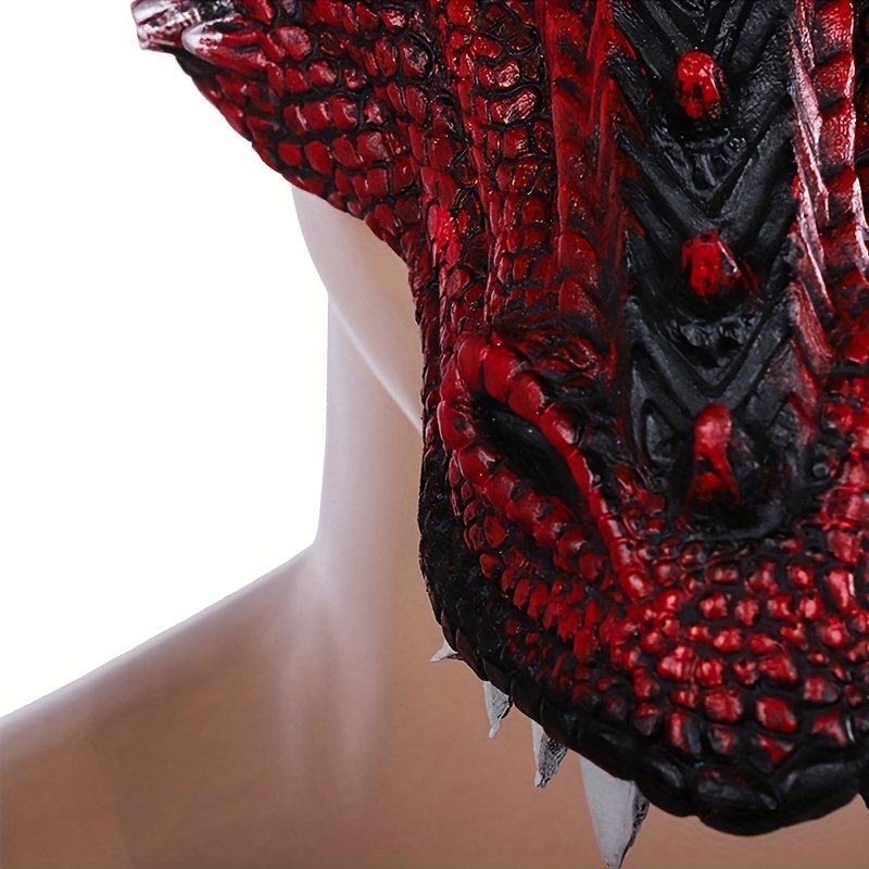 dropship 1pc Party Masquerade Cosplay Dragon Mask Halloween Easter Performance Props Mask PU Material Mask