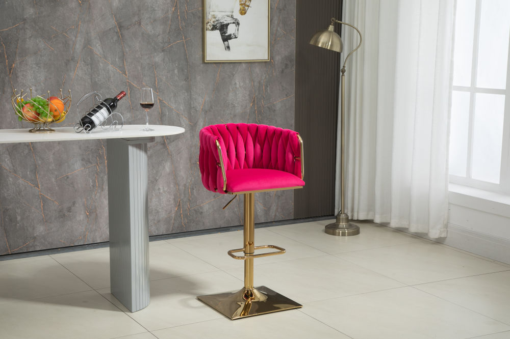 dropship COOLMORE Vintage Bar Stools with Back and Footrest Counter Height Dining Chairs 2PC /SET