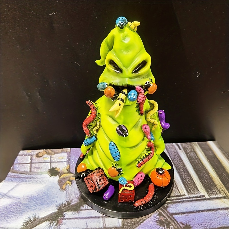dropship 1pc, Resin Halloween Witch Figurine - Perfect Table Decoration for Christmas Parties and Kids Novelty Gift