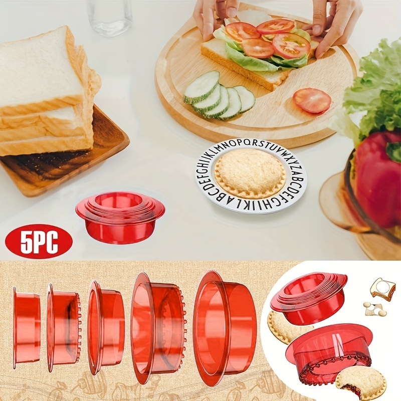 dropship 1pc, Uncrushable Bread Sandwich Maker Mold for Toddlers - Perfect for DIY Cookies, Lunchboxes, and Bento Boxes - Kitchen Accessory for Back to School and School Supplies
