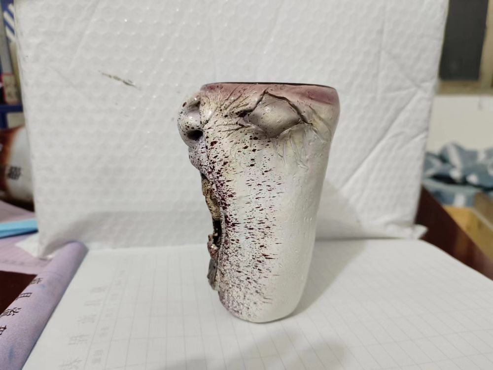 dropship Halloween Resin Product Tricky Scary Toy Water Cup (No Drinking Water)