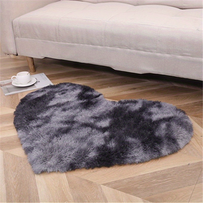 dropship 1pc, Tie-dye Silk Wool Area Rug, Plush Carpet, PV Velvet Floor Mat, 27.56*31.5inch
