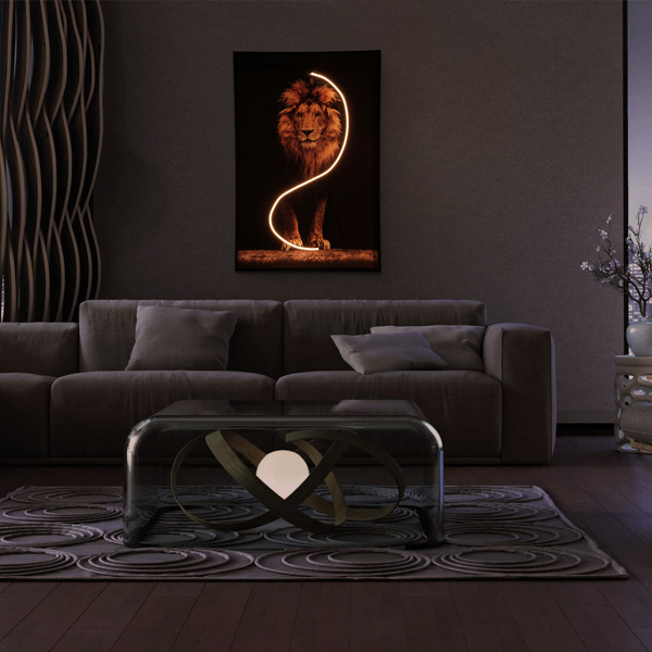 dropship Lion Art Print,wall lamp,holiday gifts