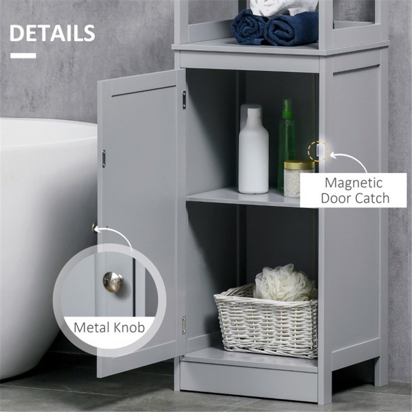 dropship Bathroom Storage Cabinet-Gray
