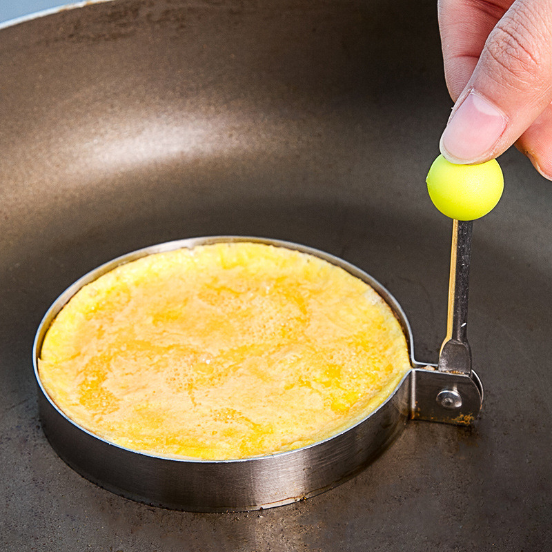 dropship 1pc Stainless Steel Fried Egg Pancake Shaper Omelette Mould