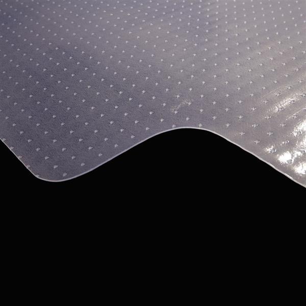 dropship 90 x 120 x 0.22cm PVC Home-use Protective Mat Chair Pad with Nail for Floor Chair Transparent
