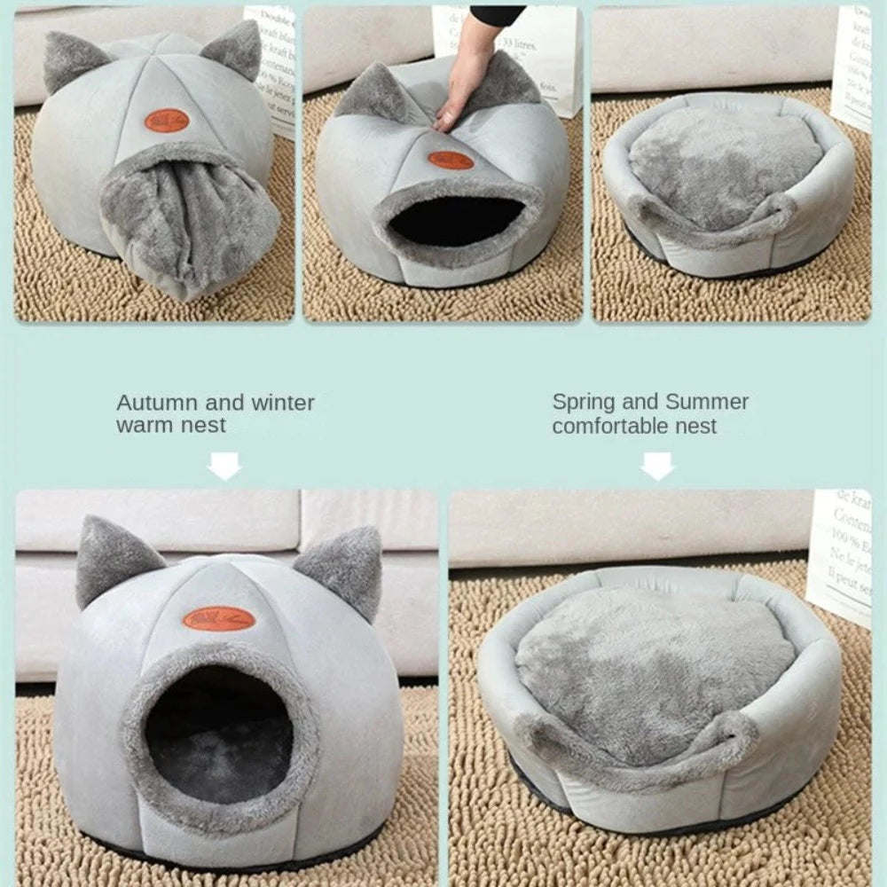dropship Cozy 2-In-1 Pet House Bed